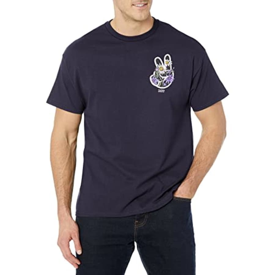 NEFF Men's Elevated Peace T-Shirt, Floral Black, X-Large for $16