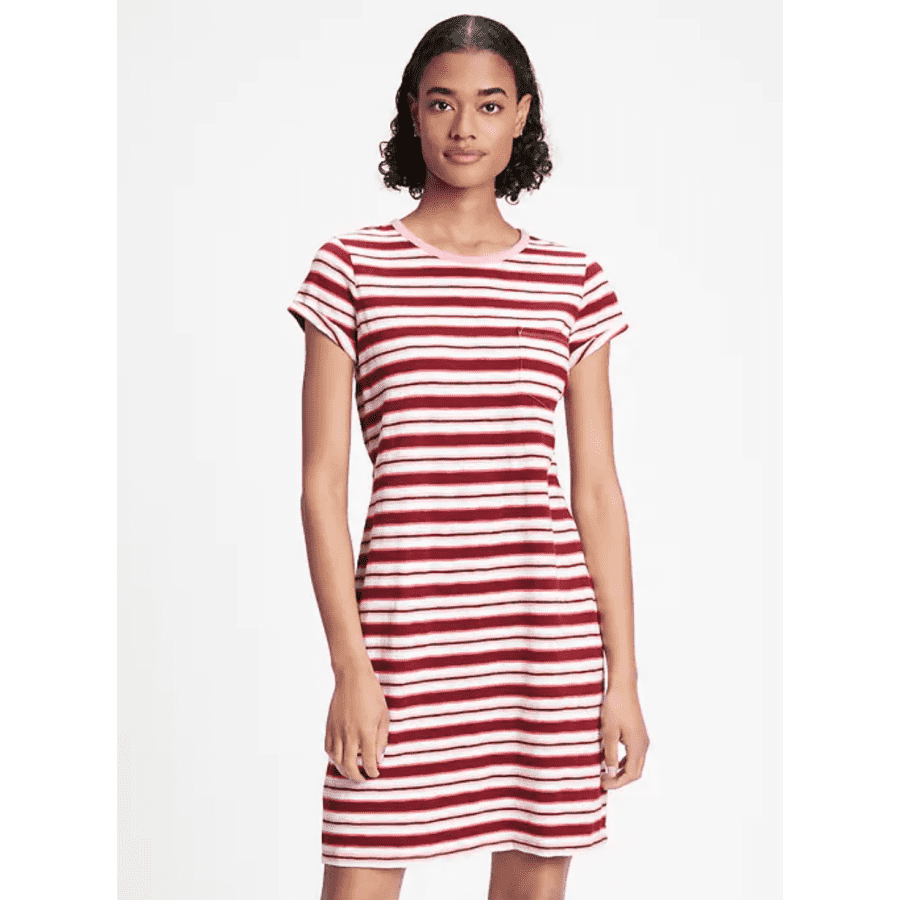 Gap Factory Women's Pocket T-Shirt Dress for $6