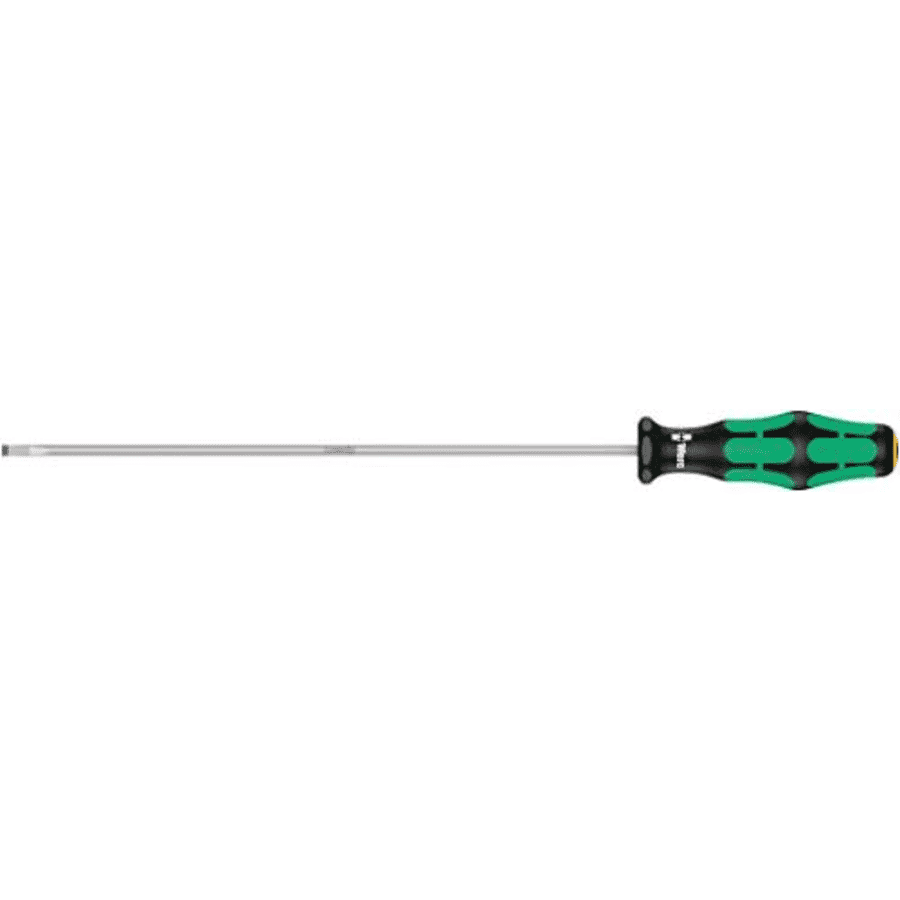 Wera 05110003001 Kraftform Plus 335 Slotted Screwdriver, 3.5mm Head, 8" Blade Length for $9