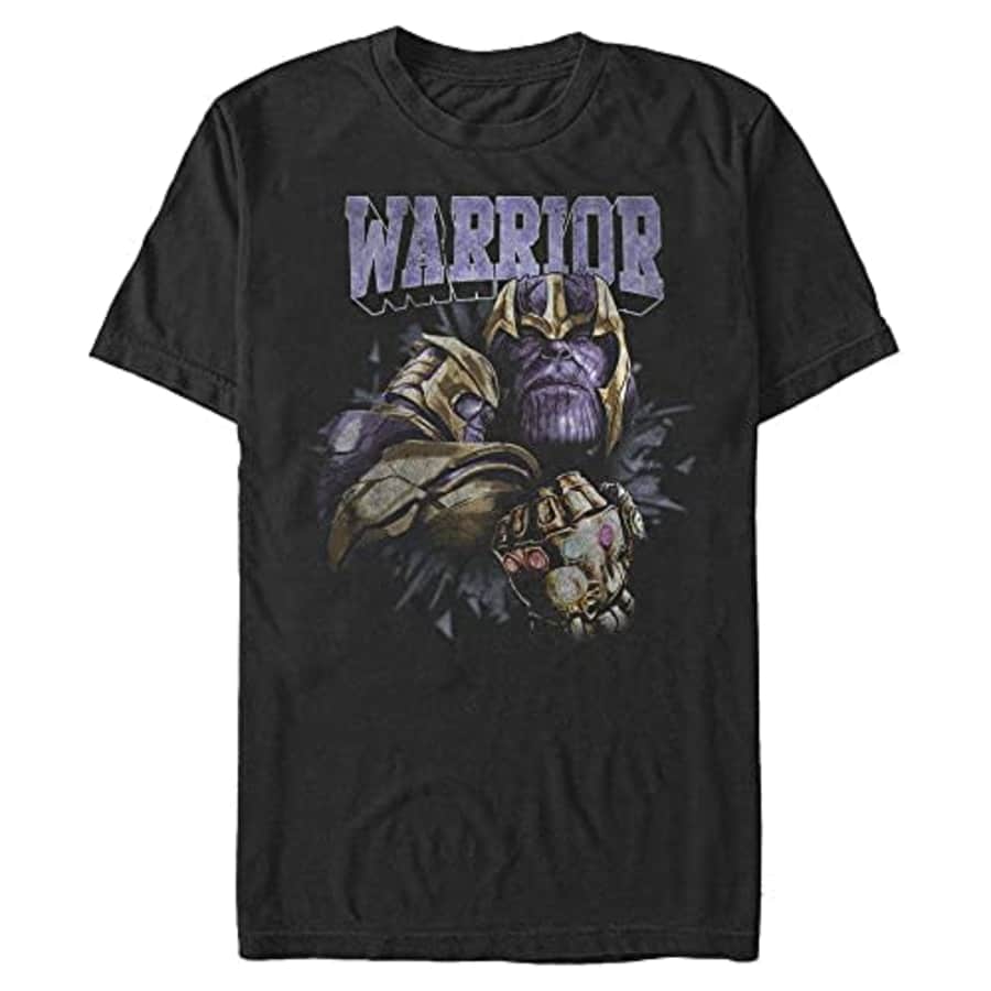 Marvel Men's Universe Thanos Warrior T-Shirt, Black, X-Large for $20 Marvel Men's Universe Thanos Warrior T-Shirt, Black, X-Large for $20