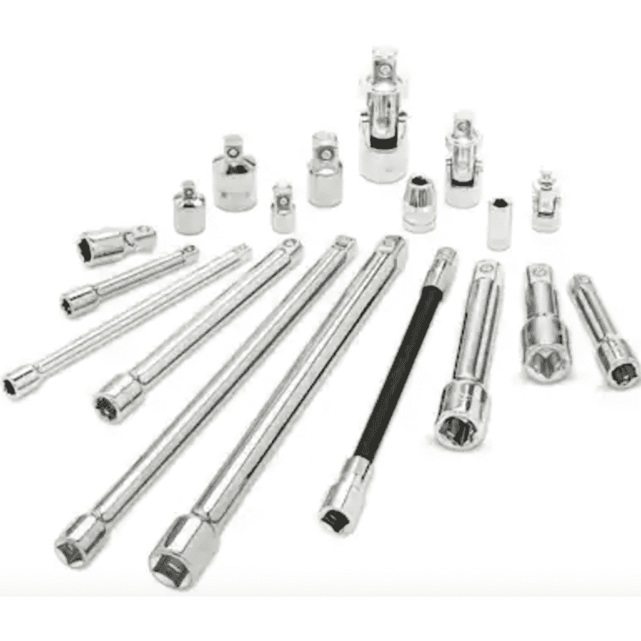 Husky 19-Piece 1/4", 3/8", 1/2" Drive Accessory Set for $25