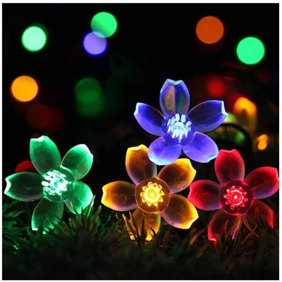 Semilits 23-Foot Solar Flower String Lights for $15 Semilits 23-Foot Solar Flower String Lights for $15