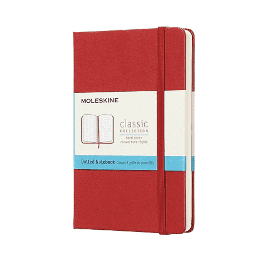 Moleskine Pocket Hard Cover Dotted Notebook for $7 Moleskine Pocket Hard Cover Dotted Notebook for $7