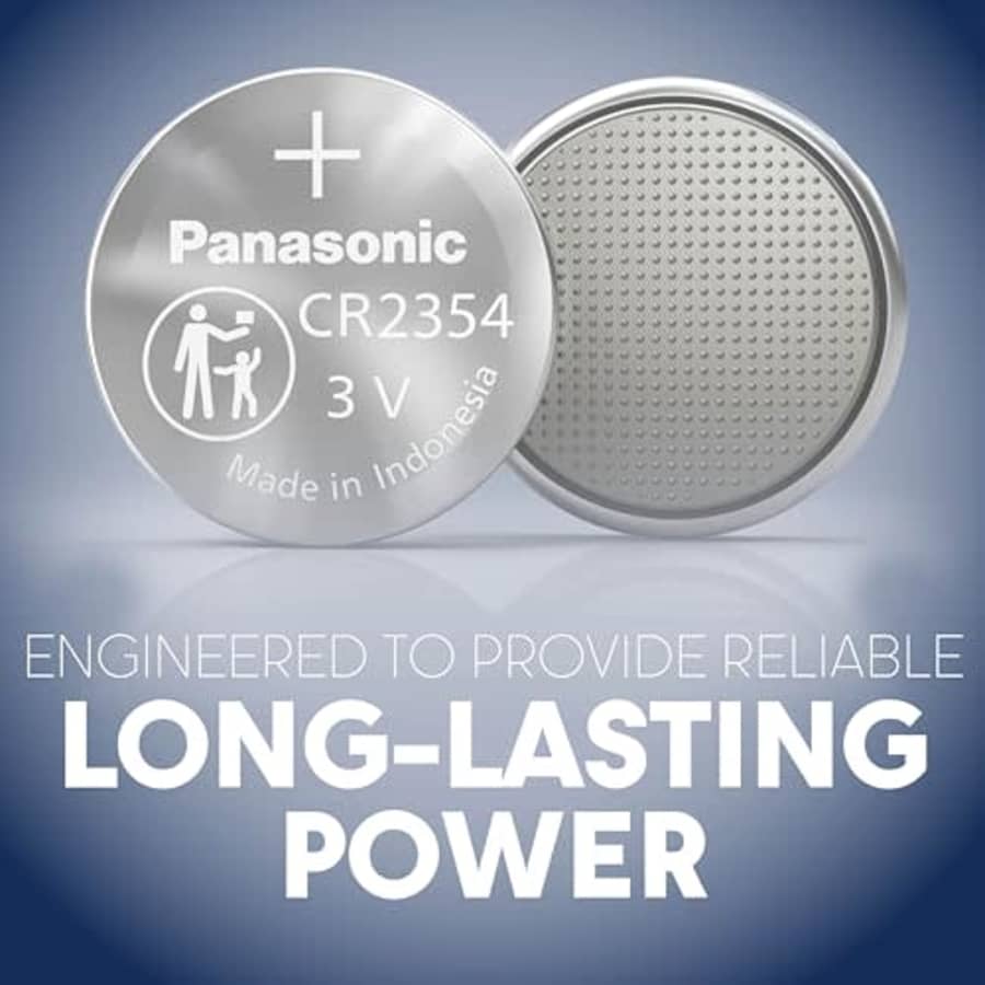 Panasonic CR2354 3.0 Volt Long Lasting Lithium Coin Cell Batteries in Child Resistant, Standards for $12