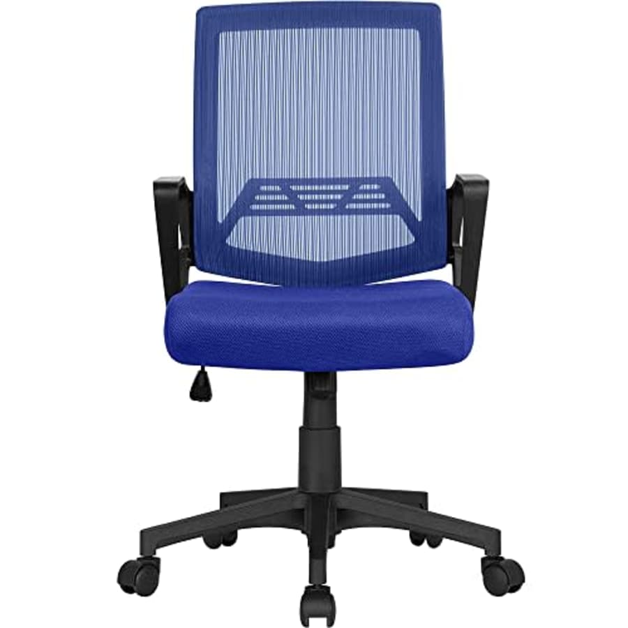 Yaheetech Office Desk Chair Executive Task Swivel Chair Modern Adjustable Chair Mesh Students Chair for $40 Yaheetech Office Desk Chair Executive Task Swivel Chair Modern Adjustable Chair Mesh Students Chair for $40