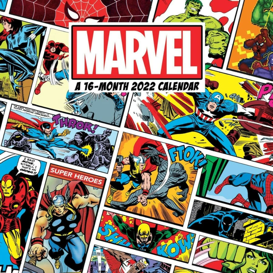 Trends International Marvel 2022 Wall Calendar for $12 Trends International Marvel 2022 Wall Calendar for $12