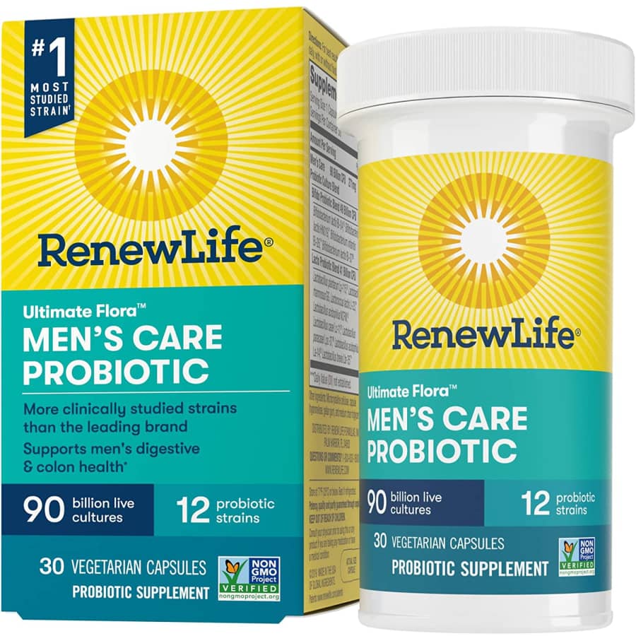 Renew Life Ultimate Flora Men's Care Probiotic 30-Count Capsules for $21 via Sub & Save Renew Life Ultimate Flora Men's Care Probiotic 30-Count Capsules for $21 via Sub & Save