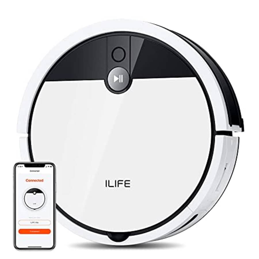 ILIFE V9e Robot Vacuum Cleaner, 4000Pa Max Suction, Wi-Fi Connected, Works with Alexa, 700ml Large for $200