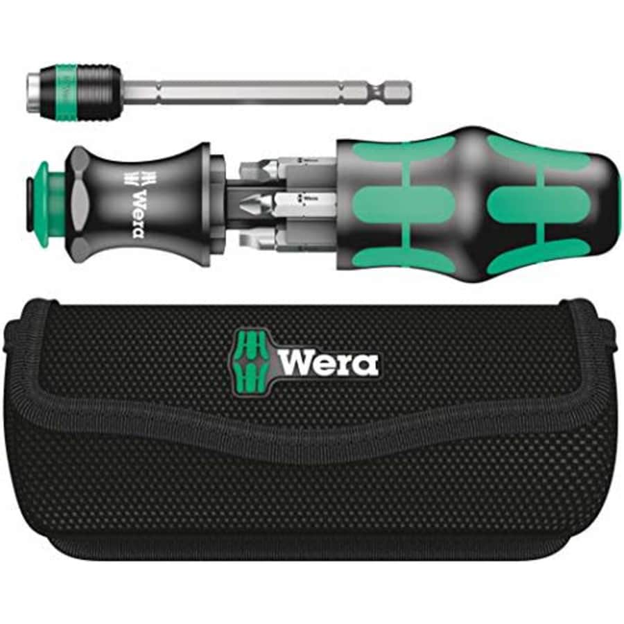 Wera - 5051025001 KK 26 7-In-1 Bitholding Screwdriver with Removable Bayonet Blade (SL/PH/SQ) Silver for $35