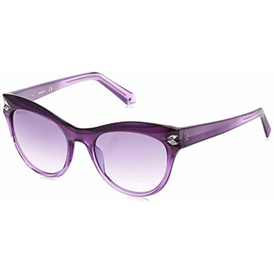 Swarovski Women's Sk0171 SK0171 Cateye Sunglasses, Lilac, 51 mm for $76