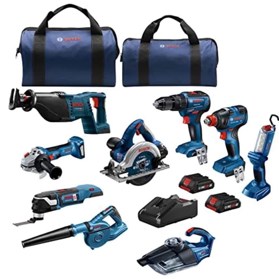 Bosch 18V 9-Tool Combo Kit for $599 w/ Prime Bosch 18V 9-Tool Combo Kit for $599 w/ Prime