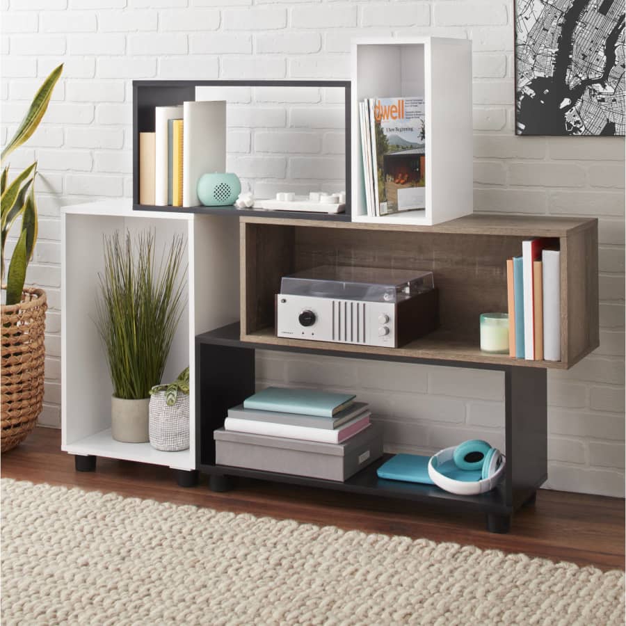 Mainstays Stack Storage Shelf Unit for $70 Mainstays Stack Storage Shelf Unit for $70