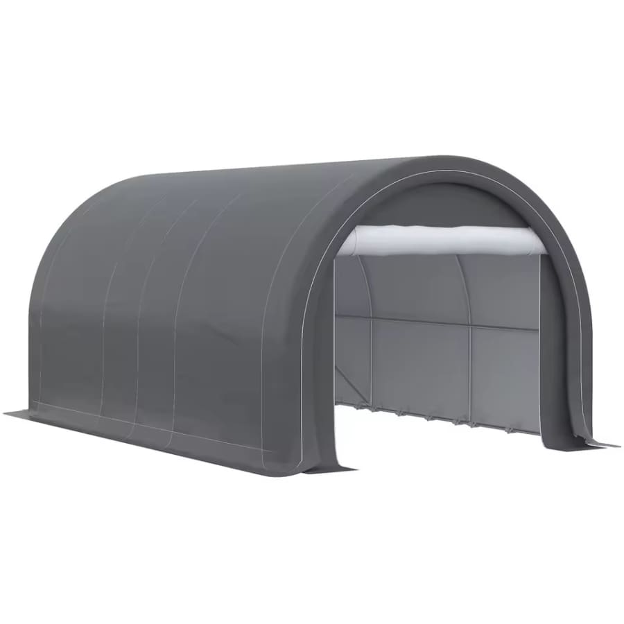 Outsunny 10 x 16-Foot Carport Storage Tent for $181 Outsunny 10 x 16-Foot Carport Storage Tent for $181