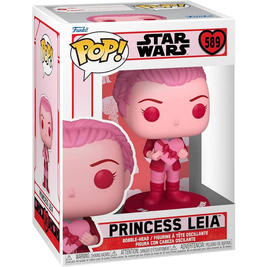 Funko Pop! Star Wars: Valentines Princess Leia for $6 Funko Pop! Star Wars: Valentines Princess Leia for $6