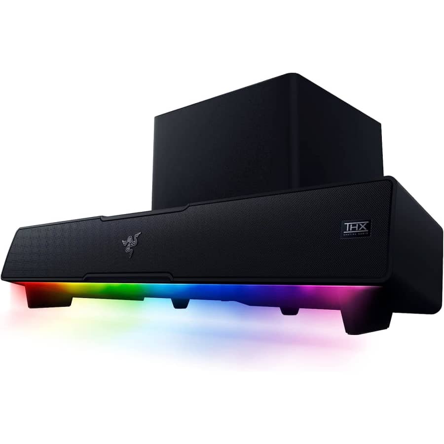 Razer Leviathan V2 Multi-Driver PC Gaming Soundbar with Subwoofer for $220 Razer Leviathan V2 Multi-Driver PC Gaming Soundbar with Subwoofer for $220