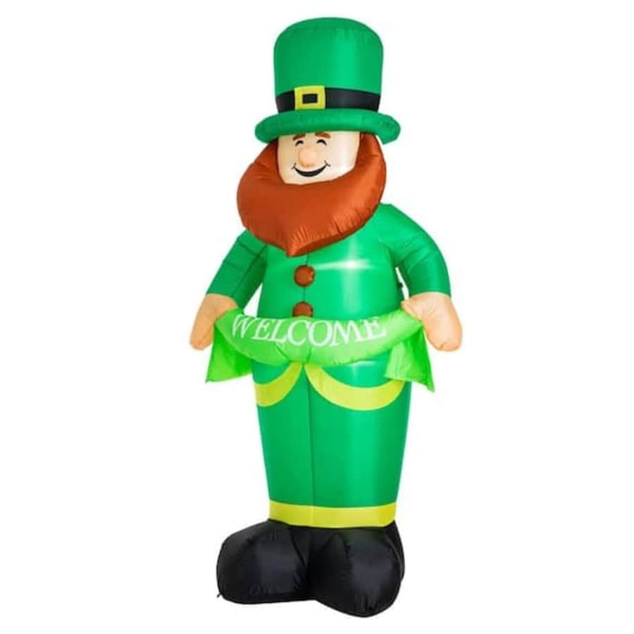 95" Lighted St. Patrick's Inflatable Leprechaun for $64