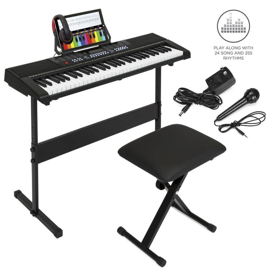 Best Choice 61-Key Beginners Electronic Keyboard w/ Microphone for $85 Best Choice 61-Key Beginners Electronic Keyboard w/ Microphone for $85