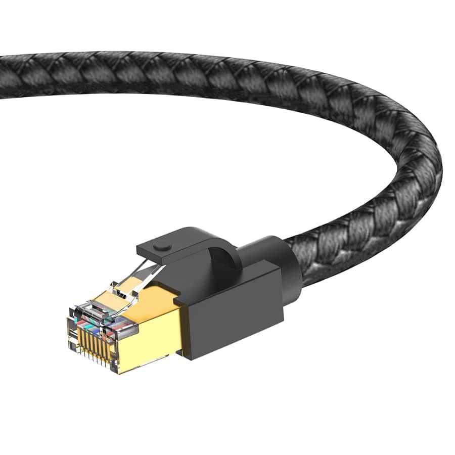 Wirenetic Cat 8 Braided Ethernet Cable for $3 Wirenetic Cat 8 Braided Ethernet Cable for $3