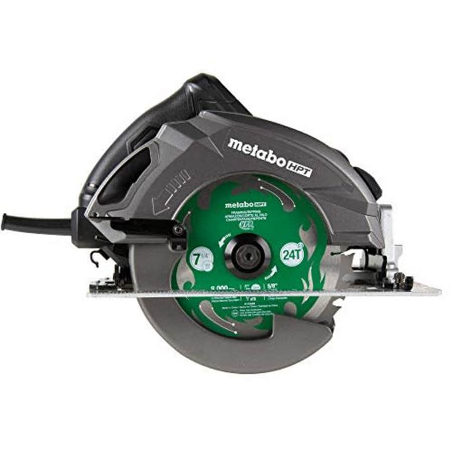 Metabo HPT Circular Saw | 7-1/4-Inch | 15-Amp Motor | 6800 RPM | Electric Brake | Dust Blower | for $129 Metabo HPT Circular Saw | 7-1/4-Inch | 15-Amp Motor | 6800 RPM | Electric Brake | Dust Blower | for $129