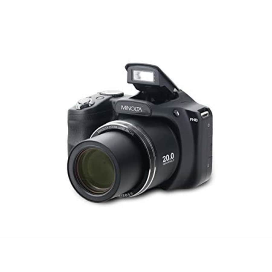 Konica Minolta Minolta 20 Mega Pixels High Wi-Fi Digital Camera with 35x Optical Zoom, 1080p HD Video & 3\" LCD, for $201