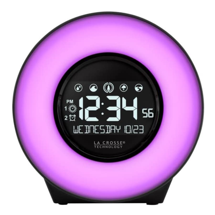 La Crosse Technology LCD Alarm Clock for $40