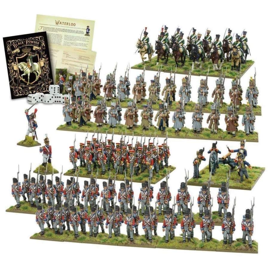 Warlord Games Black Powder Waterloo 2nd Edition Model Starter Set for $88