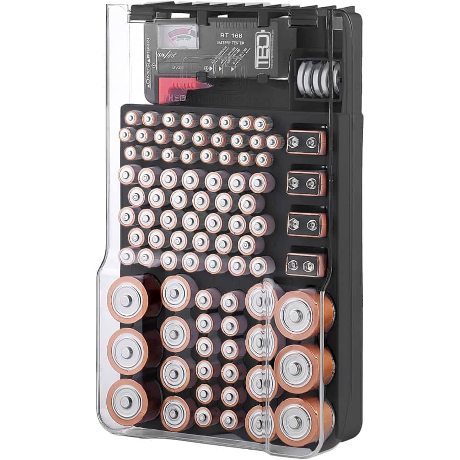 The Battery Organizer 93-Battery Storage Case for $18 The Battery Organizer 93-Battery Storage Case for $18