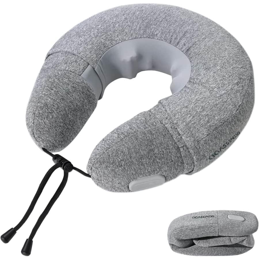 Kigassenzio Cordless Heated Neck Pillow Massager for $55
