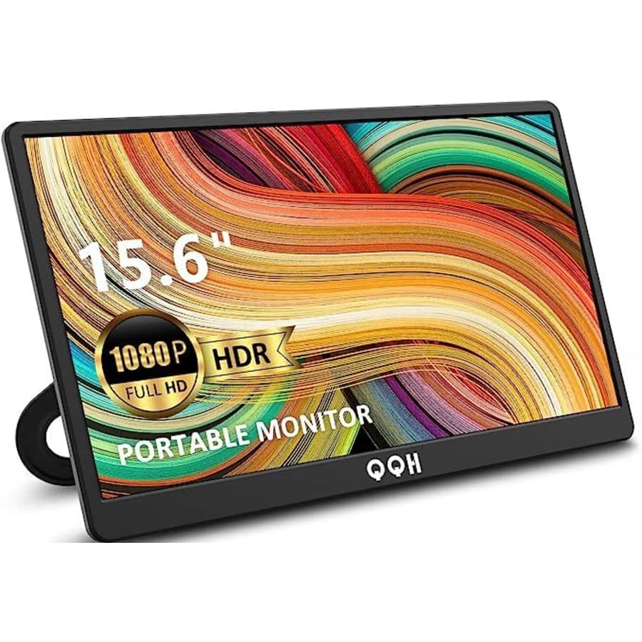 15.6" 1080p HDR IPS Portable Monitor for $65 w/ Prime