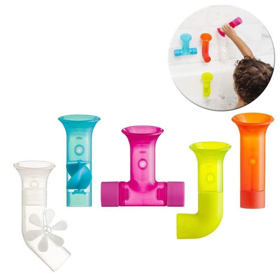 Boon 5-Piece Building Bath Pipes Toy Set for $17