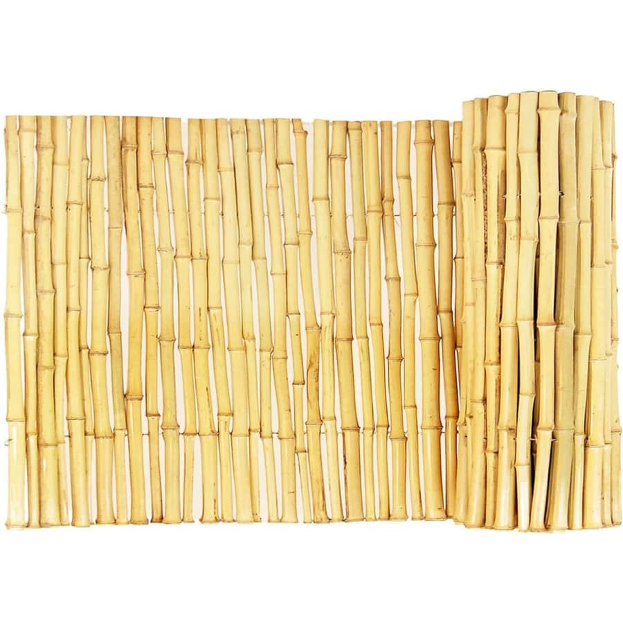 Backyard X-Scapes 3x8-Foot Natural Bamboo Fencing Decorative Rolled Fence Panel for $65 Backyard X-Scapes 3x8-Foot Natural Bamboo Fencing Decorative Rolled Fence Panel for $65