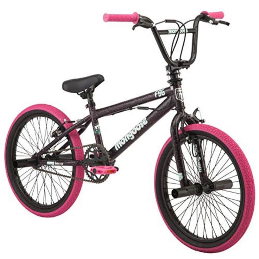 Mongoose FSG BMX Bike, 20" Wheels, Single Speed, Black/Pink for $132 Mongoose FSG BMX Bike, 20" Wheels, Single Speed, Black/Pink for $132