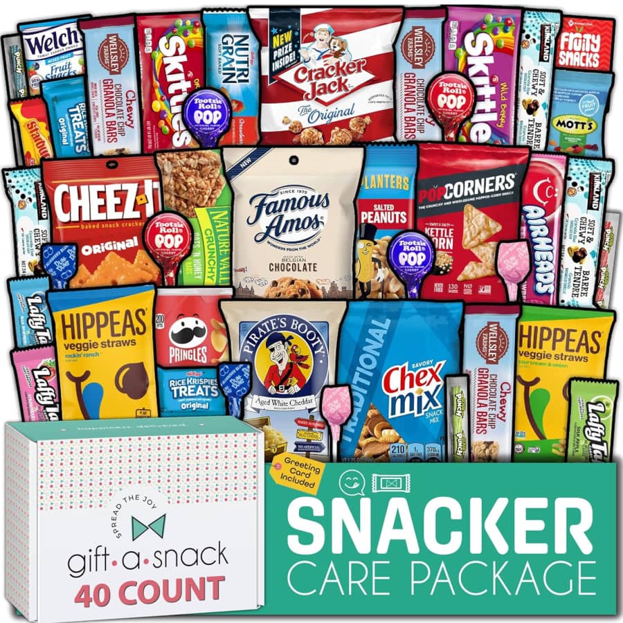 Gift-A-Snack 40-Count Snacker Care Package for $19 Gift-A-Snack 40-Count Snacker Care Package for $19