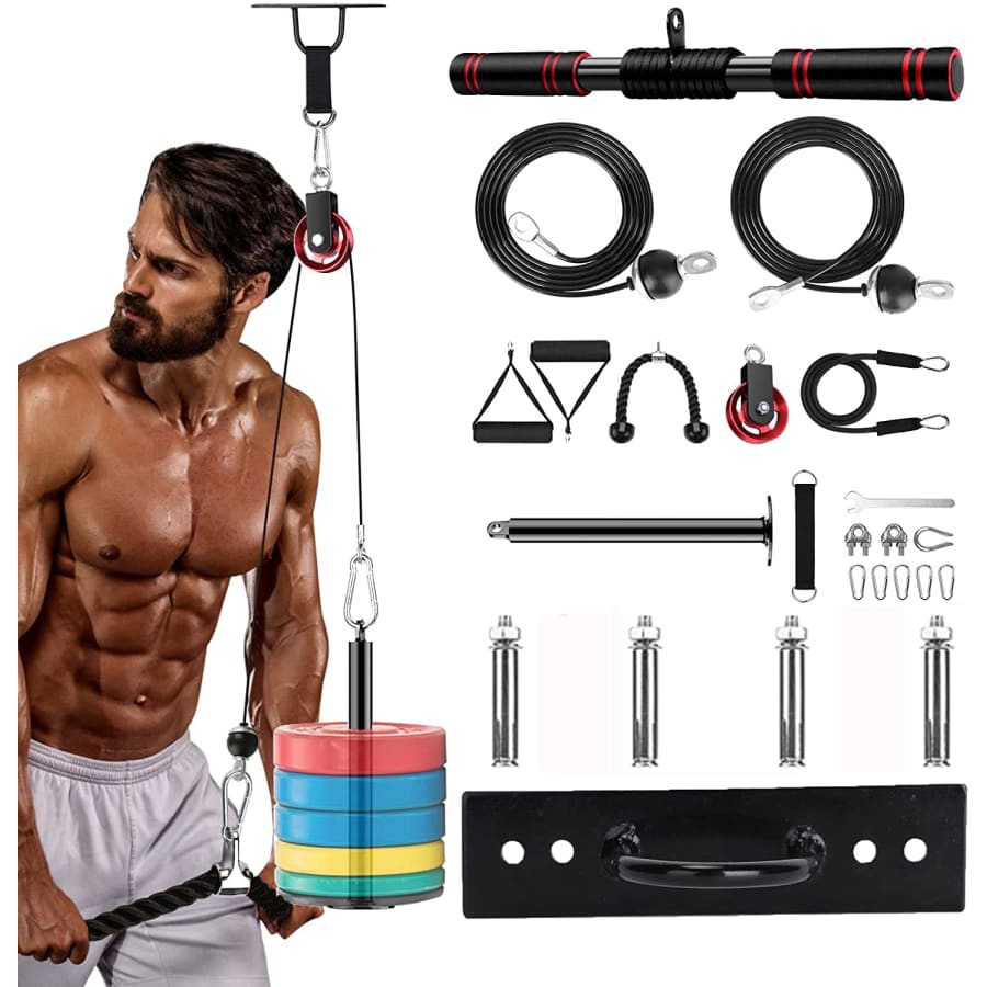 Shinyever DIY Pulley System Gym for $30