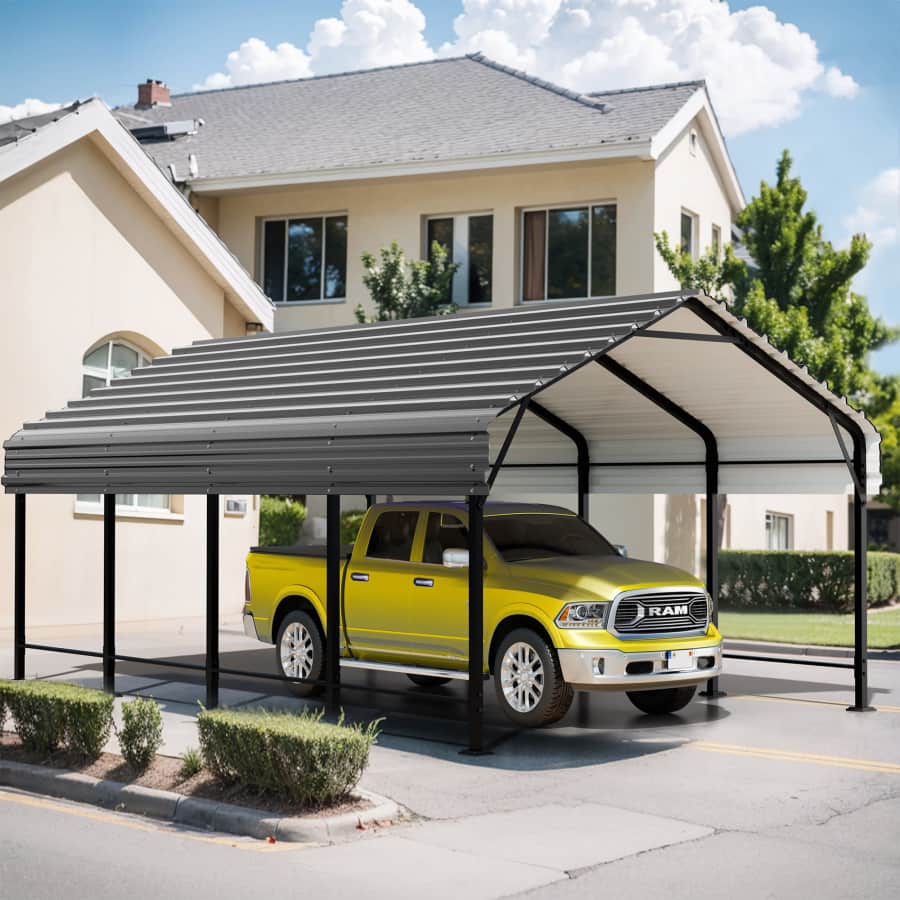 Walsunny 12x20-Foot Carport: $611 Walsunny 12x20-Foot Carport: $611