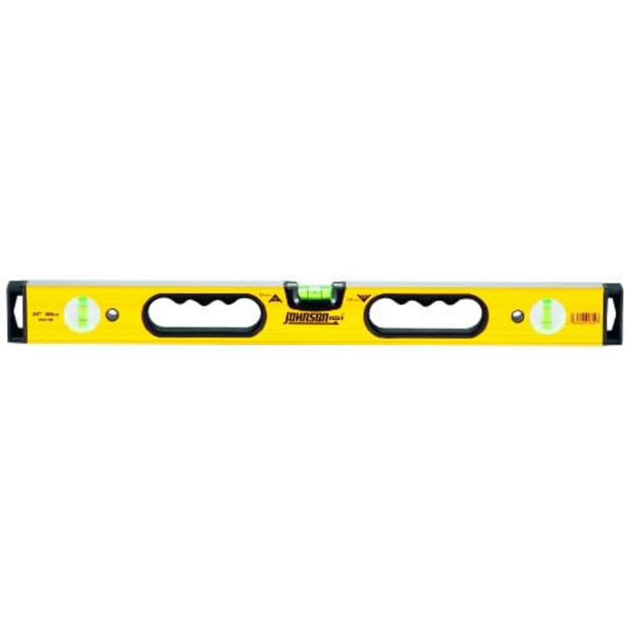 Johnson Level & Tool 9824-HH 24-Inch Contractor Aluminum Box Beam Level for $34