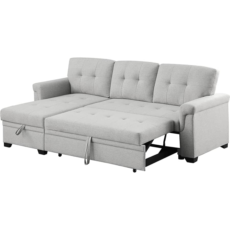 Lilola Home Lucca Sectional Sofa for $445 Lilola Home Lucca Sectional Sofa for $445