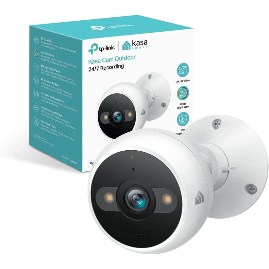 TP-Link Kasa 4MP 2K Outdoor Security Camera for $37