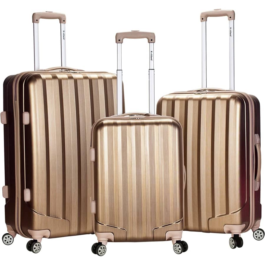 Rockland Santa Fe Hardside Spinner 3-Piece Luggage Set for $189