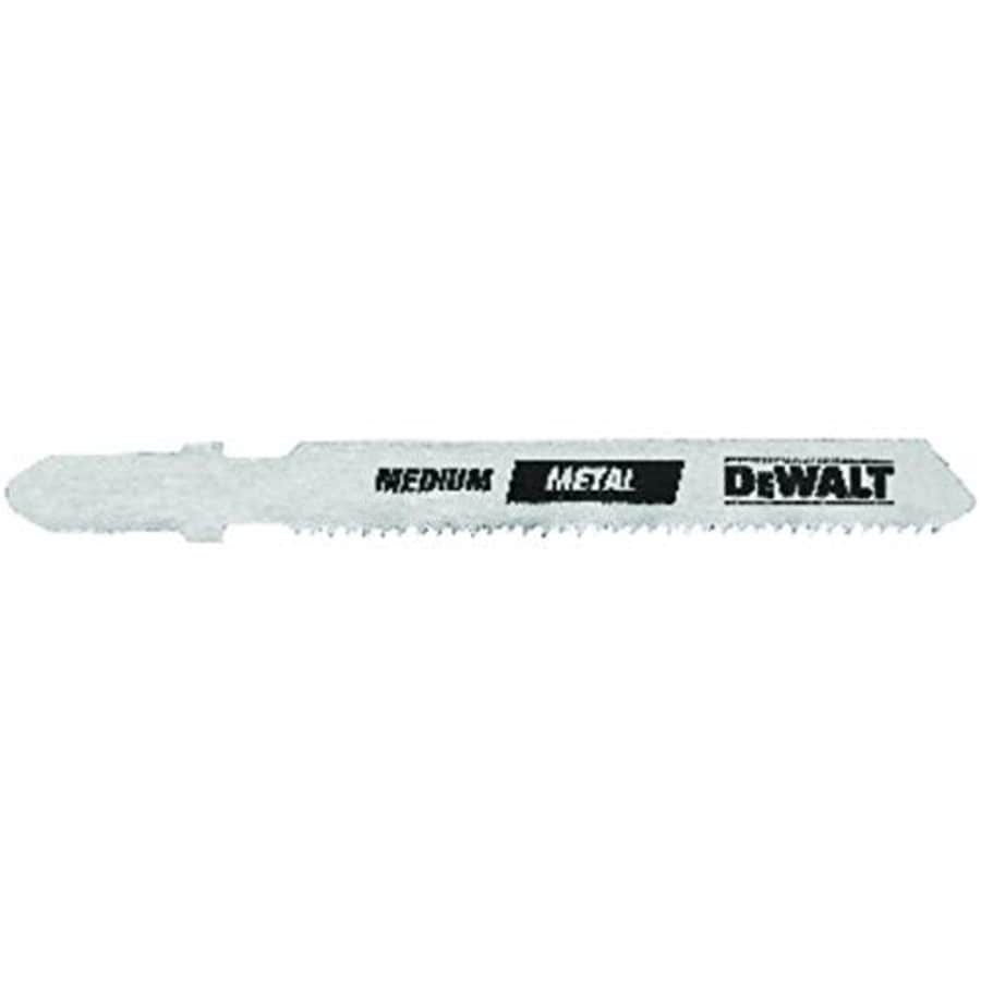 DEWALT DW3778-5 3-Inch 32 TPI Sheet Metal Cut Cobalt Steel T-Shank Jig Saw Blade (5-Pack) for $9