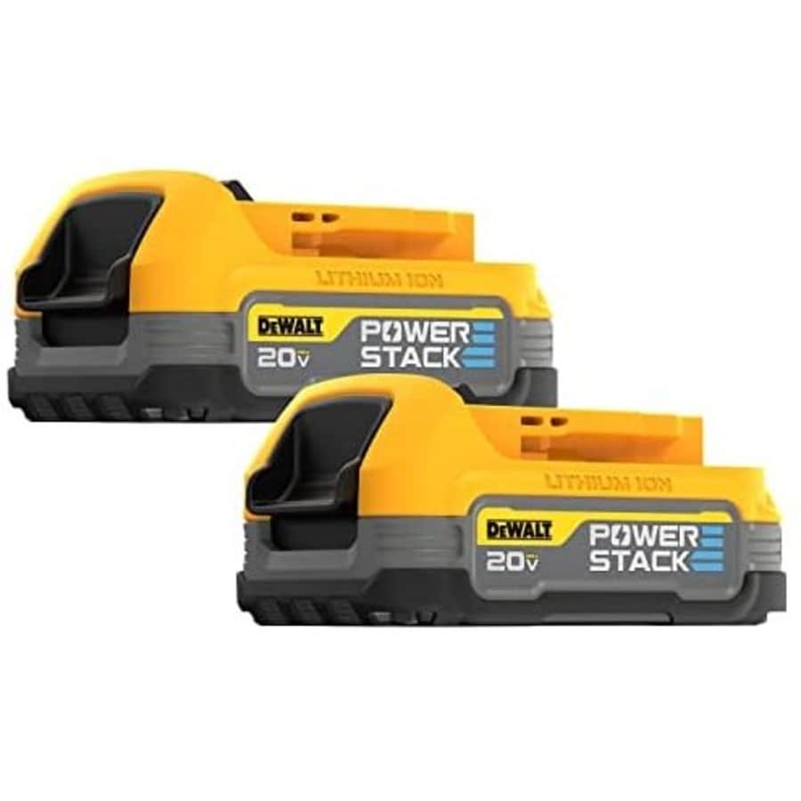 DeWalt 20V MAX XR Powerstack Lithium Ion Battery 2-Pack for $98 DeWalt 20V MAX XR Powerstack Lithium Ion Battery 2-Pack for $98
