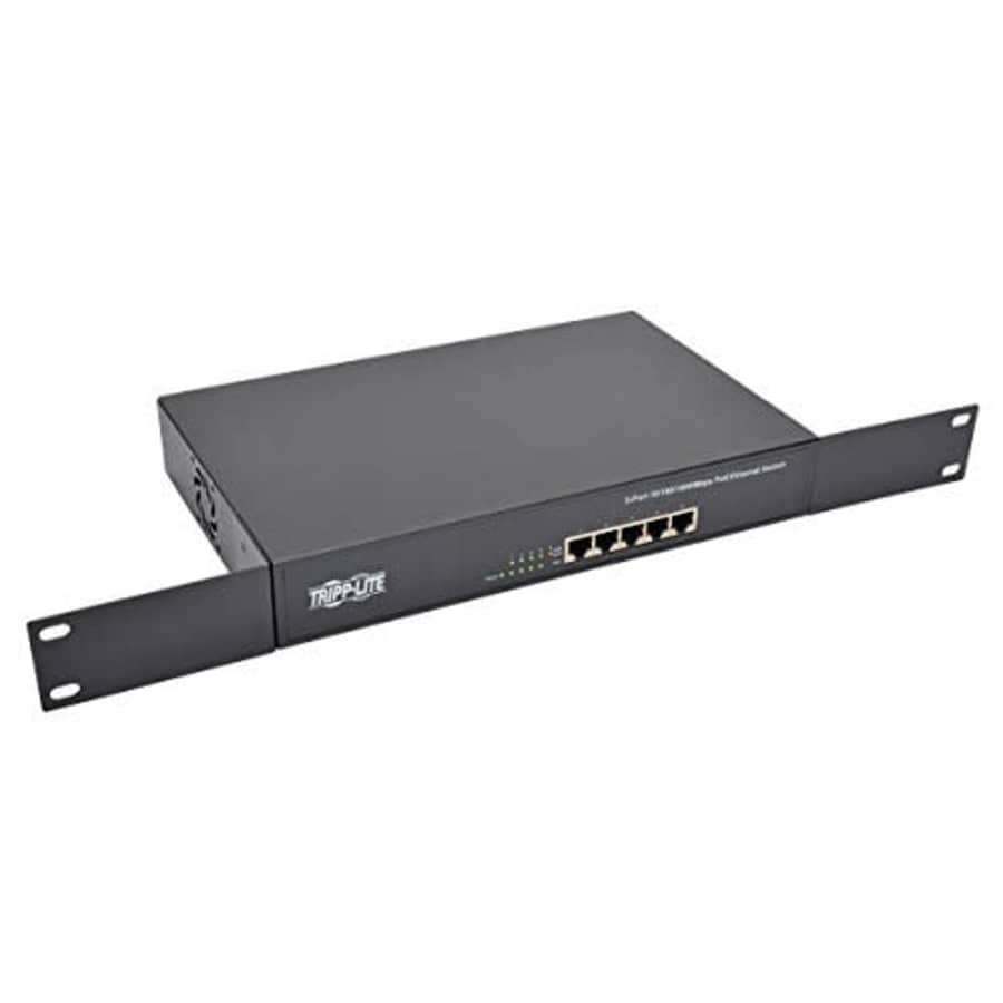 Tripp Lite 5-Port Gigabit Ethernet Switch Rackmount with PoE Metal 1U 10/100/1000Mbps (NG5POE) for $153