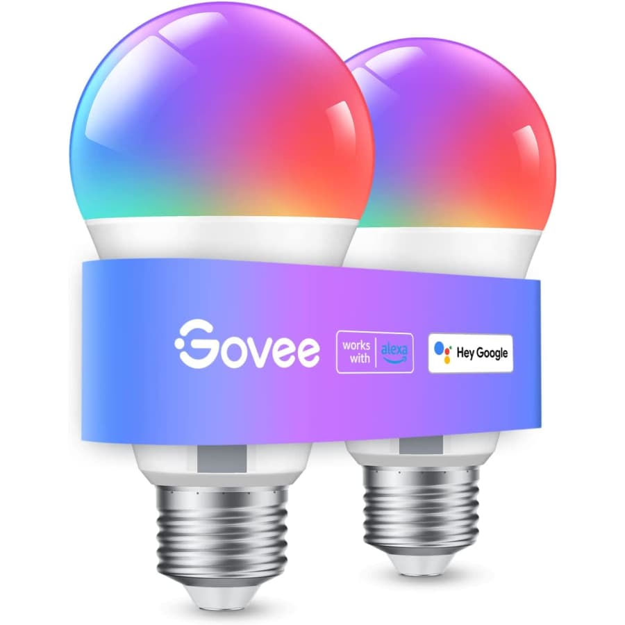 Govee Color-Changing RGBWW Smart Light Bulb 4-Pack for $35