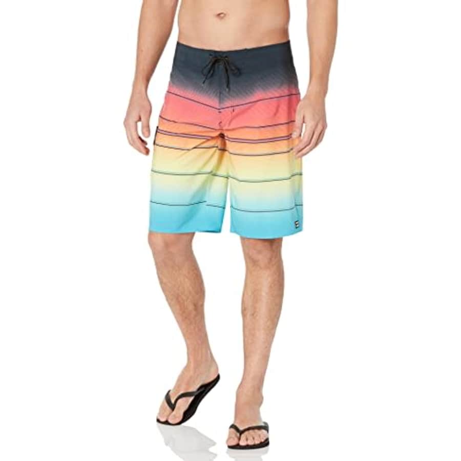 Billabong Men's Standard Fluid Pro Boardshort, 4-Way Performance Stretch, 21 Inch Outseam, Stealth, for $46 Billabong Men's Standard Fluid Pro Boardshort, 4-Way Performance Stretch, 21 Inch Outseam, Stealth, for $46