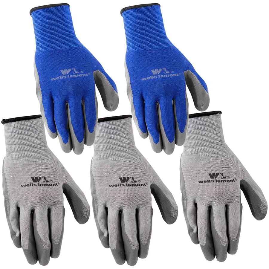 Wells Lamont Large Nitrile Work Gloves 5-Pack for $9 Wells Lamont Large Nitrile Work Gloves 5-Pack for $9