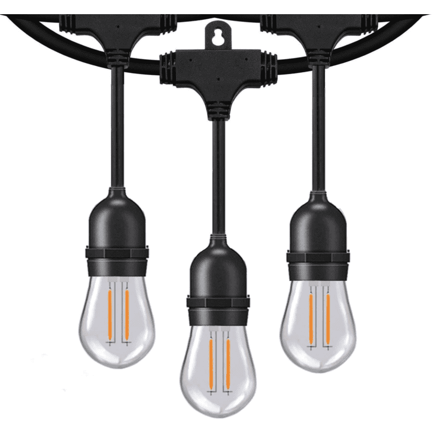 Honeywell 48' LED Dual Filament Vintage String Lights for $35 for members