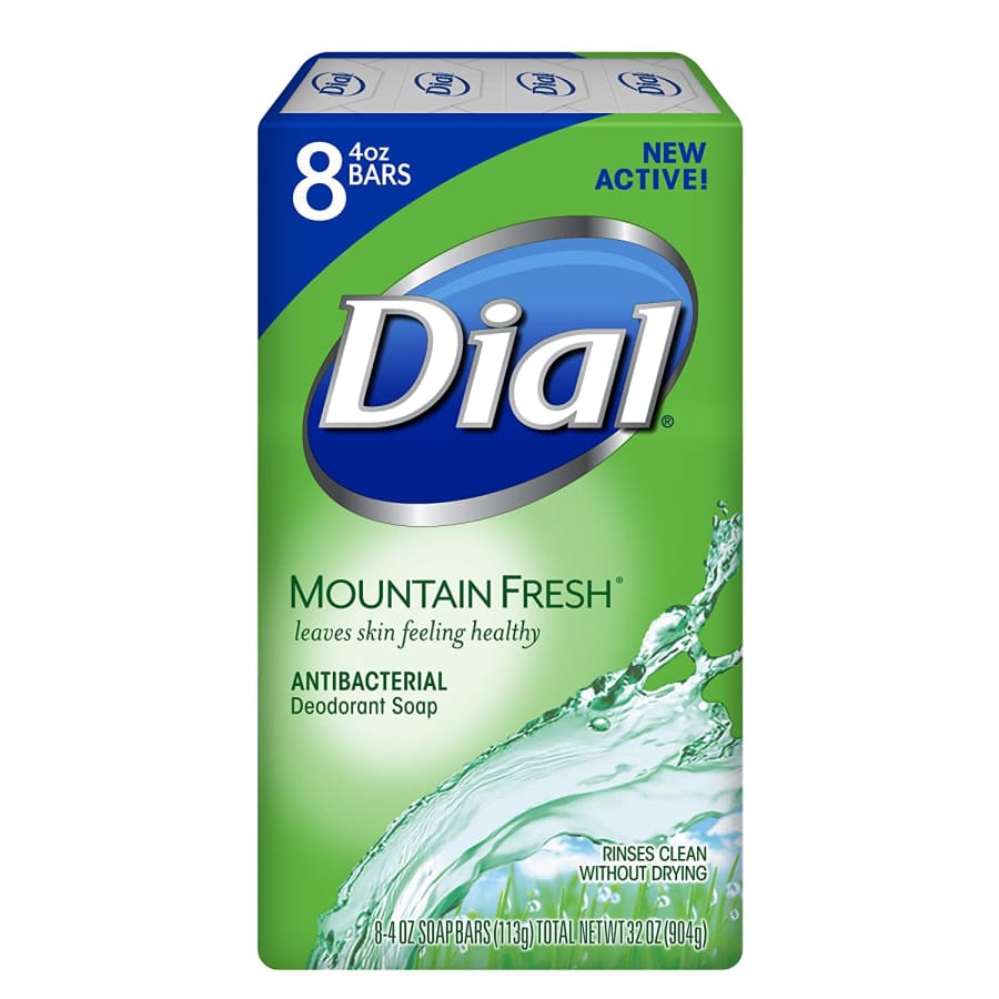 Dial Antibacterial Deodorant Soap 4-oz. Bar 8-Pack for $18