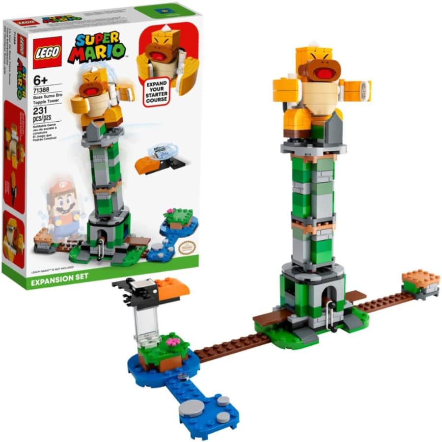 LEGO Super Mario Boss Sumo Bro Topple Tower for $15