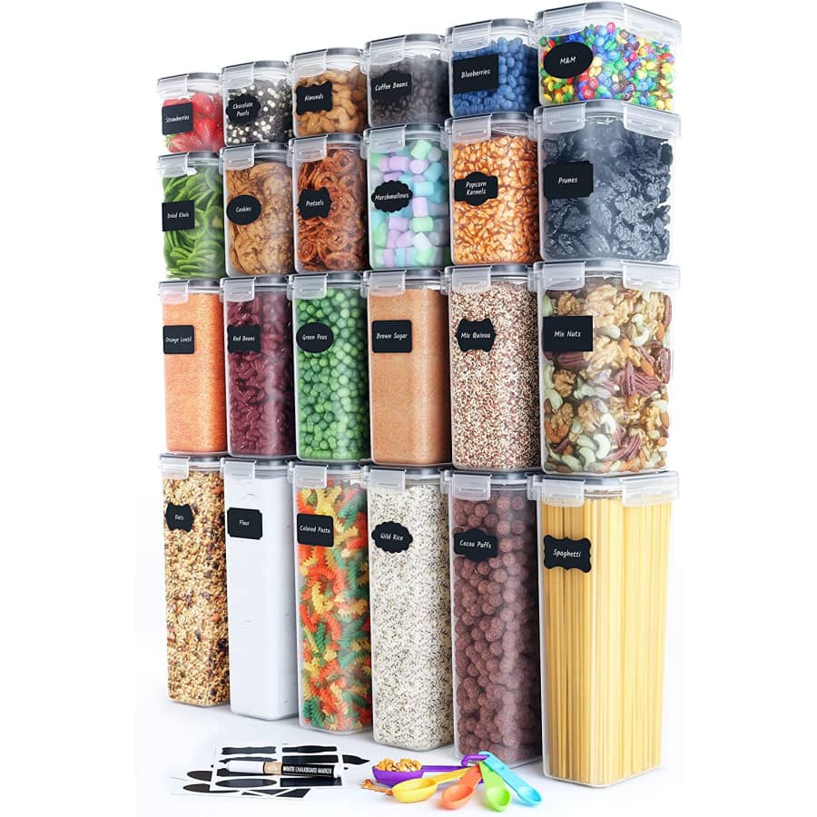 Chef's Path 24-Piece Airtight Food Storage Container Set for $46 Chef's Path 24-Piece Airtight Food Storage Container Set for $46
