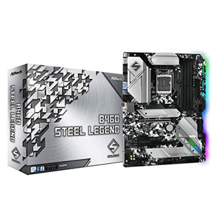 ASROCK B460 Steel Legend Supports 10th Gen Intel Core Processors(Socket 1200) Motherboard for $230 ASROCK B460 Steel Legend Supports 10th Gen Intel Core Processors(Socket 1200) Motherboard for $230